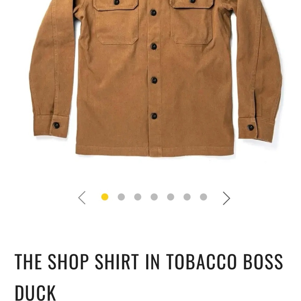 Taylor Stitch The Shop Shirt Tobacco Boss Duck